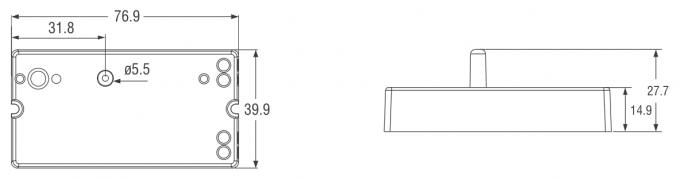 Sensor de movimento do painel do diodo emissor de luz da alta frequência 100W para a antena Columnar das luzes